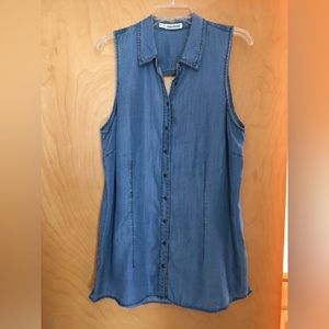 Maurice’s denim sleeveless blouse